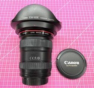 Canon EF 17-40 mm f4 L USM 一代 近新狀況鏡身 非專業使用/無刮傷/沒用就住防潮箱內