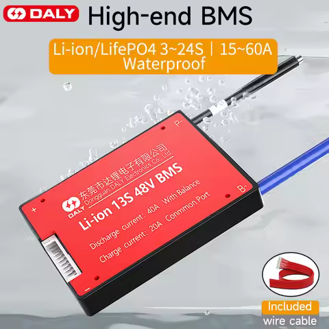 DALY Balance BMS For 10S 36V 12V 24V 48V 60V 72V 84V Li-Ion LiFePO4 Ebike Escooter Battery 15A To 25