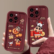 Cartoon Crayon shin-chan Soft Phone Case For OPPO Realme 5 5i 5S 6i 7i 11 GT Master C2 C17 Reno 7Z 8