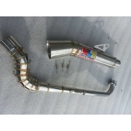 NLK Exhaust 1 SET Open Pipe For EX5 DASH 110 125 LC135 Wave 110 125 KRISS 100 125 SYM SRL 100 125 EZ