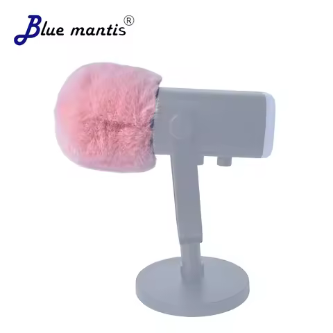 Dead Cat Microphone Windshield Noise Pop Filter Windscreen Install Artificial Fur Muff Cover For FIF
