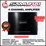 📣 SAMURAI KATANA SOUNDBAR High Power 4 Channel Amplifier SK-50.4 Car Amp Power 1800W Woofer Subwoofe