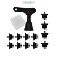 Mon 12Pcs Aluminum Alloy Football Stud Soccer Cleats Football Boot Spikes Soccer Cleats for Training