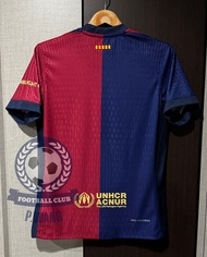 New!! เสื้อ บาร์เซโลน่า HOME ชุดเหย้า เกรดนักเตะ [ PLAYER ] 2024/25 ฟลูออฟชั่นอาร์มLALIGA และชื่อเบอ