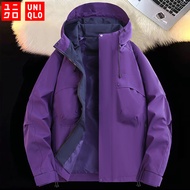 UNIQLO Waterproof Jacket Men Women Windproof Rainproof Jacket Outdoor Windbreaker Jacket