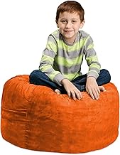 Chill Sack (Chill Sack) Kids Bean Bag Chair Orange Polyurethane Foam 61×61×51 cm (24.0×24.0×20.0 inc