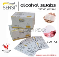 Alcohol Swabs SENSI -OneSwabs ONEMED Tissue Alkohol - Alkohol Swab Sensi 100lembar