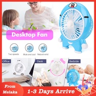 Cartoon Electric Desktop Fan Table Fan 2 Speed Strong Wind Cooler Desktop Office Fan 3 Blade Silent 