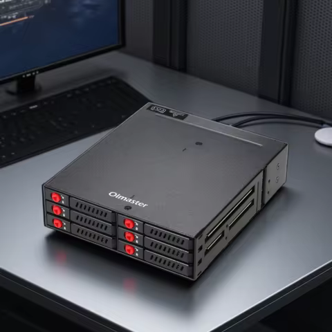 6-Bay 4-Bay 2.5inch SATA SSD HDD Hot Swap Mobile Rack/Enclosure Hard Disk Enclosure Rack Data Storag