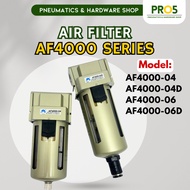 AF4000-04 | AF4000-04D | AF4000-06 | AF4000-06D Automatic/Manual Pneumatic Compressor Air Filter Wat