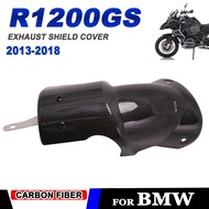 Carbon Fiber Exhaust Shield Guard Cover Anti-Scalding Shell For BMW R1200GS R 1200GS R 1200 GS 2013-