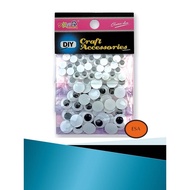 (ESA)BLACK DECORACTION EYES (60's)