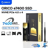 ORICO E7400 M.2 NVMe SSD PCIe 4.0 Up to 7400MB/s 512GB 1TB 2TB 2280 PCIe 4.0x4 Internal Solid State 