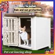Outdoor Large Plastic Detachable Waterproof Pet Dog House Dog Cage Easy to Install Rumah Kucing室外狗屋