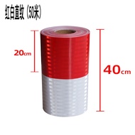 AT/🌞Red, White, Black and Yellow Traffic Reflective Sticker Reflective Film Highway Crossing Pile Height Limit Warning T