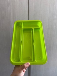 Inomata 日本製 綠色餐具收納盒