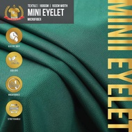 888co Microfiber Mini Eyelet Textile Fabric Pemborong Kain Microfiber 160gsm