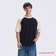 Penshoppe Relaxed Raglan T-shirt For Men [Tshirt, T shirt] T Shirt Men T Shirt For Men