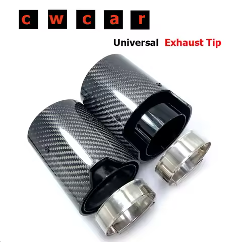 One Piece M Logo Black M2 M3 M4 M5 Performance Carbon Exhaust Tips For Bmw F87 F80 F82 F83 F90 Muffl