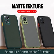 Redmi Note 11 4G Cases Shockproof Clear Matte Case For Xiaomi Redme Note11 Pro 11Pro 11 Note 11s 11 S T Protective Cover Fundas