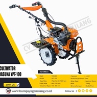 MESIN BAJAK SAWAH / CULTIVATOR TRAKTOR MINI YASUKA YPT-100