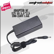 AC ADAPTER 12V 5A 4A 5.5*2.5 1.6A