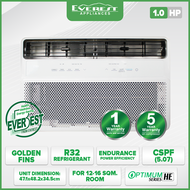 Everest Endura 1.0HP Full DC Inverter Window Type Aircon with Remote Control/ Endurance Power/ Wide 