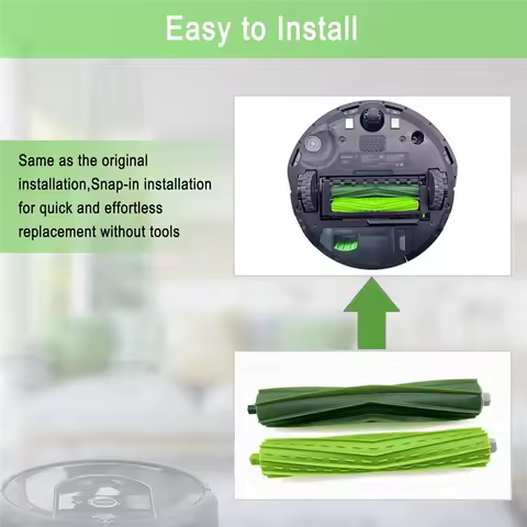 ABGH-Roller Brush For Irobot Roomba I3 I7 E5 J7 I4 I7+ I3+ I4+ I5 I5+ Combo I5 E6 E7 E & I & J Serie