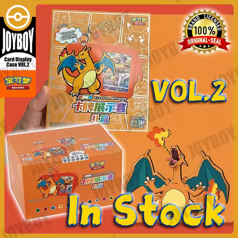 In Stock Original Pokemon Trading PTCG Card Display Case Simplified Chinese Dragon Card Exhibit Comb