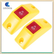 🔧 2pcs Bus Repair Yellow Plastic Handrail Bell with Easy Installation Bus Exit Alert Device