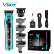 VGR V-299 5 Speed Level Ceramic Metal Injection Molding Blade Hair Trimmer Mesin Gunting Rambut V299