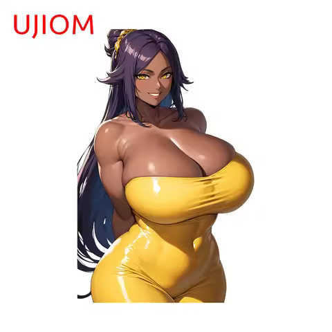 UJIOM Shihouin Yoruichi Hentai Big Chest Wall Sticker Personality Enchanting Adhesive Vinly Decal Cr