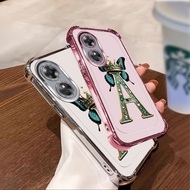 【 Shockproof 】Suitable for OPPO A17 A17K A97 5G Phone Case 2025 New Crown Butterfly A Letter Shockpr