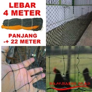 100% KUALITAS Jaring Ayam Lebar 4 Meter Jaring Pagar Ayam Kandang