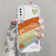 Casing for Samsung A30S A50 A50S phone softcase High sense Wavy fashion Transparent phone case cover