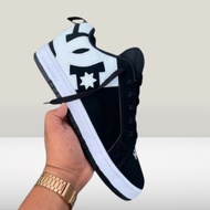 Dc Court Graffik Sneakers Black and White Shoes Unisex Men's and Women's Shoes