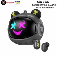 ONIKUMA T20 TWS GAMING EARPHNE หูฟังบลูทูธ 5.3 หูฟังไร้สาย True Wireless Stereo