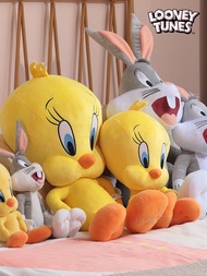 Looney Tunes Bugs Bunny Plush Toy Action Figures Tweety Bird Lola Bunny Anime Cartoon Movie Plushies Stuffed Doll Toys Gift