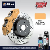 AIKKA CALIPER PAINT 148K BUFF YELLOW (TAHAN PANAS, HI TEMP, 1K, 2K, PU PAINT)