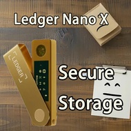 Ledger Nano X Official Authentic Hardware Wallet | Bluetooth | Crypto Cold Wallet | Secure Storage