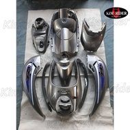 ชุดสี สกู้ปปี้ ไอ ตัวแรก gen 1 เฟรม Honda scoopy i  รถปี 2553-2554 ครบชุด 15 ชิ้น สีเทาควันลายR งาน 