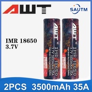 AWT 18650 （Rainbow）battery 3500mah 35A rechargeable lithium ion battery
