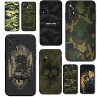 Redmi Note 11S 5G K30 K30 Pro Poco M4 Pro 5G K50 Gaming 10 TPU Spot black phone case Army green camouflage