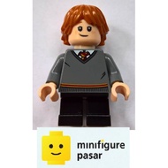 hp151 Lego Harry Potter Sorcerer's Stone 75954 - Ron Weasley Gryffindor Sweater Minifigure - New