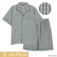 Josilins ชุดนอน ชุดอยู่บ้าน เสื้อแขนสั้น กางเกงขาสั้น ป้าย Anker Stubert ผ้าวูเว่น ใส่ได้ชายหญิง คละ