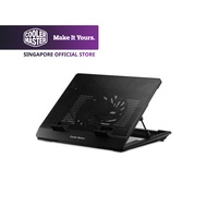 CoolerMaster ErgoStand Lite Notebook Cooler,160mm Fan,5 Height Settings,2 USB Ports,Up to 15.6" Note