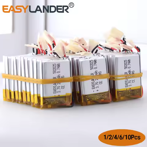 3.7V 200mAh 502025 Rechargeable Lithium Li-ion Polymer Battery Lipo cells for DVR advocam FD video r