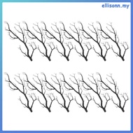 12pcs Faux Antler Dried Twigs - Artificial Branches Halloween Decorative Tree Branches For Crafts Va