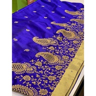 Tussar Silk Stone Saree Ready Stock