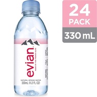French imported bottled water Evian water [330mlx24]